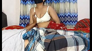 Desi Wife Blowjob and Dirty Talk - Bengali Aunty Fucked Hard in Doggy Style
