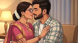 Horny Indian Desi Bhabhi in Saree Sucking and Fucked Hard ( AI generated )