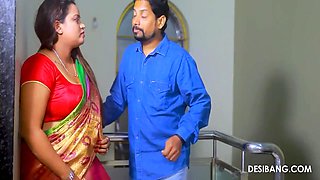 Newly Married Desi Wife In Silk Saree Fucked At - Desi Bang