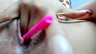 Sweet-looking College Girl Becomes A Cock-thirsty Little Slut Reaching An Orgasm While Fucking Herself With A Big Dildo
