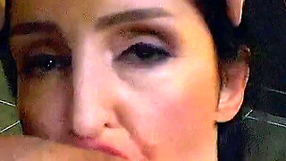 Devot Delia gangbang & pissing session