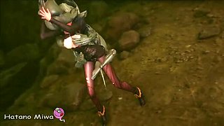 HatanoMiwa Intense Goblin Orgy: Skinny Curvy Slut Gets Gangbanged and Drenched in Cum