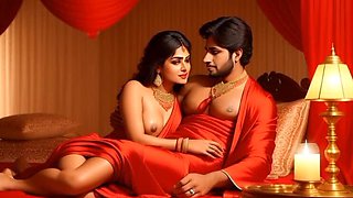Indian Family Taboo: Jeth Teaches Characterless Bahu Hardcore Anal Sex in Hindi