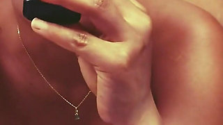 Obeying my master's orders by smoking and sucking cock