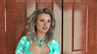 Horny blonde neighbor caught in everyday life adventures