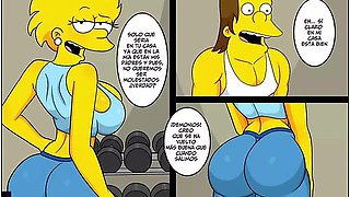 The Simpsons: Lisa Gives Nelson Some Special Lessons - Car Toon