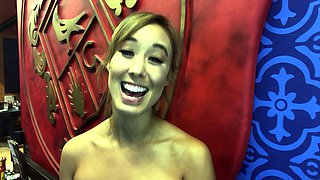 Blonde emo amateur solo masturbation