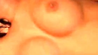 Mexicana blowjob with her big boobs