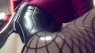 Horny Bunny Girl Bouncing Hard on Massive Monster Cock