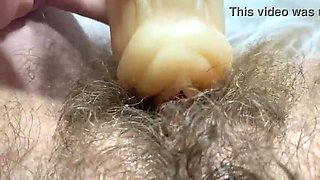 Big Clit Penetrates Wet Vagina in Intense Orgasm