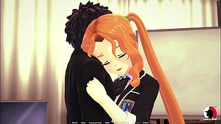 Let's play with an anime twist and an internal cumshot