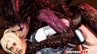 Starcraft futanari and Overwatch sex collection