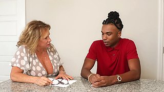 Rough interracial fucking with a mature woman - Lana Lee