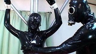 pleasing fetish anal actions with latex and bdsm