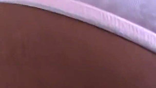 Hard Body College Black Fit Babe in Sexy Striptease Video