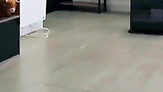 I Jerk Him off with My Feet, He Fucks My Pussy and My Ass and Cums on My Feet