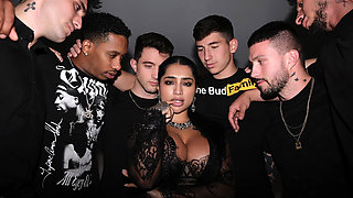 Yasmina Khan's First Triple Penetration for Her Birthday. Creampie and Squirt.