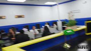 Lola's Office Sneaky Passion in a Wild Indoor Romp