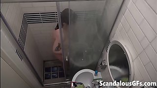 Video of my naked stepsister taking a long and rejuvenating hot shower