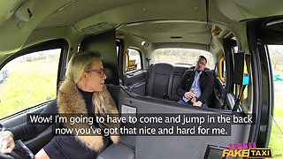 Female Fake Taxi - Hot Blonde Sucks and Fucks Her Fare