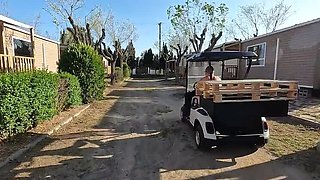 Bekycarril Nudist Lifestyle - Amateur Couple Outdoor Nude Walking & Kitchen Moments