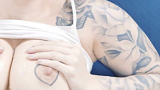 Cock in Ass and Between Tits