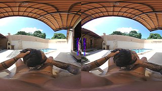 PURITYVR Perversions in public pool with Izadora