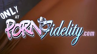 MILF lesbians with big boobs enjoying action on the bed