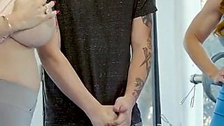 Lucky Stepson Gets to Slide His Cock Between His Stepmom and Stepaunt's Boobs and Pound Them Deep