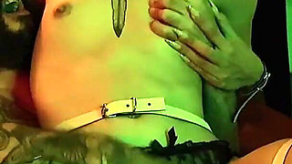 Young Girl in Lingerie Enjoys to Have Sex While Tied up
