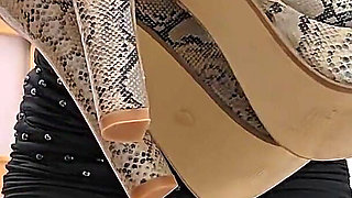 High Heels Worship Modeling 5 Pairs