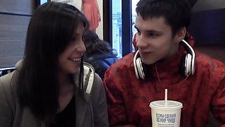 She gets pounded on the couch here!