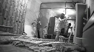 Naked stepmother (intimate voyeur home footage)