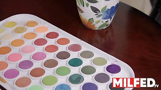 Fucks her wifey and gets caught... milfed