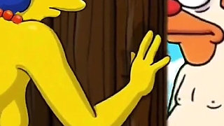 Beach Bitch 2: Pussy Full of Cum. Cartoon Simpsons Parody.