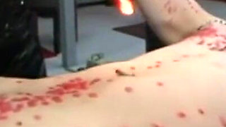 Wax play humiliating