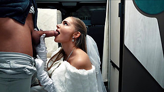 Fibi Euro bride gets fucked in a truck