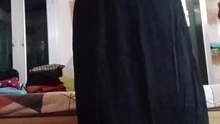 Indian Queer Crossdresser Gaurisissy rock-hard hard-core orgy in black