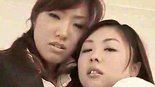 Hottest Japanese whore Yukari Akimoto, Riku Harumi, Misaki Asoh in Crazy Rimming, Cunnilingus JAV scene