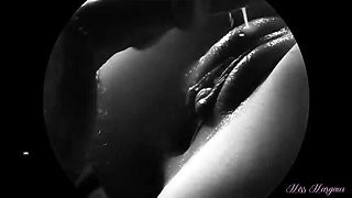 Stepbrother fucks tight pussy close-up creampie - Miss Margaux