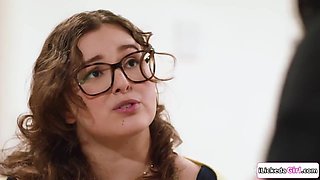 Stepmom fucks stepdaughter with strap on 4