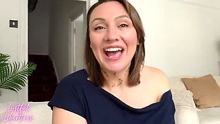 Boys Night In With Stepmom - Hairy British MILF Blowjob