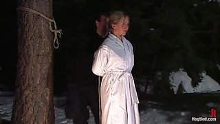 Tahoe Exiled From Dick Mountain Part 4: Hot Outdoor Bondage Day with Dia Zerva, Amber Keen, NinaBabexx & Kristine Lowe