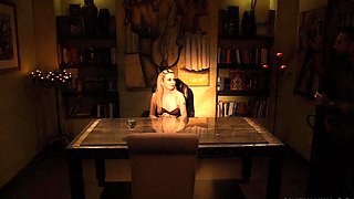 Blonde beauty Lexi Lore rides her man’s cock passionately