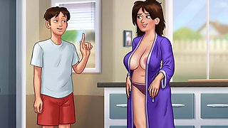 Stepmom Caught Fingering Herself Wildly On Webcam Then Begs Stepson To Pound Her Big Butt In Hard