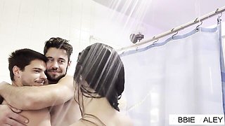 Enchanting Abbie Maley's cock play movie