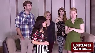 Wild Strip Rock Paper Scissors Game with New Girls Aften Opal, Celestina Blooms & Hope Gold