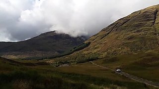 Homemade MILF Pissing Outdoor in Scotland - Amateur Mature Solo Stockings Fetish