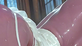 Blindfolded Dark Elf Bride Gets Fucked in Church