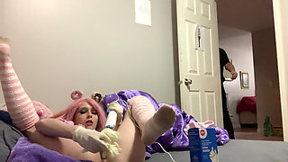 Latex Glove Masturbation
